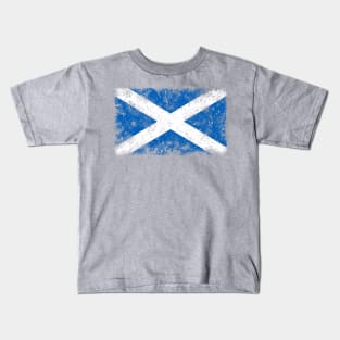 Scotland Vintage Flag Kids T-Shirt